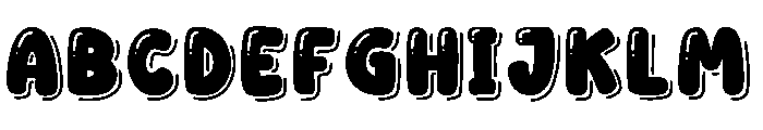 MZ BUBBLE WORLD Font UPPERCASE