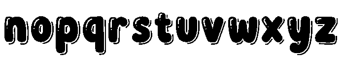 MZ BUBBLE WORLD Font LOWERCASE