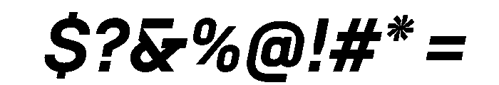 N27 BoldItalic Font OTHER CHARS
