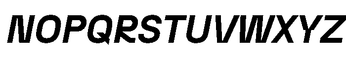 N27 BoldItalic Font UPPERCASE
