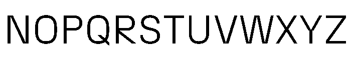 N27 Light Font UPPERCASE