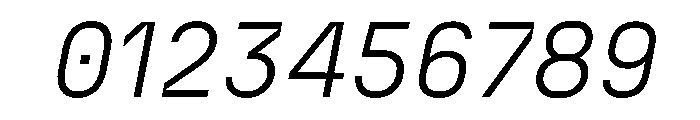 N27 LightItalic Font OTHER CHARS