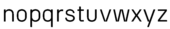 N27 Light Font LOWERCASE