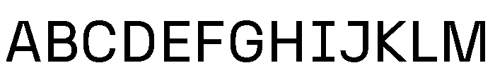 N27 Regular Font UPPERCASE