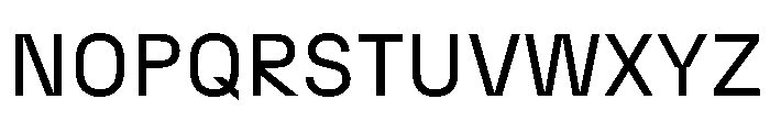 N27 Regular Font UPPERCASE