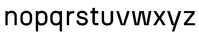 N27 Regular Font LOWERCASE