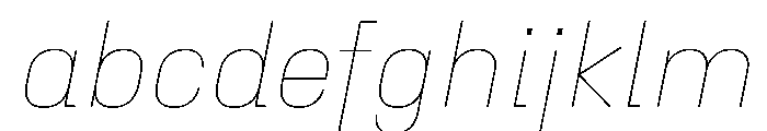 N27 ThinItalic FONT