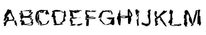 N8ghtmare Font UPPERCASE