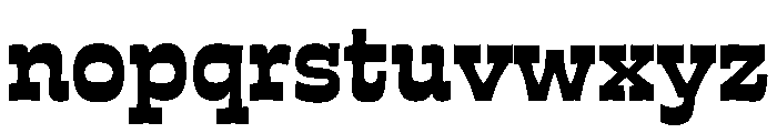 Naatak Latin ExtraBold Font LOWERCASE