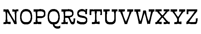 Naatak Latin Regular Font UPPERCASE