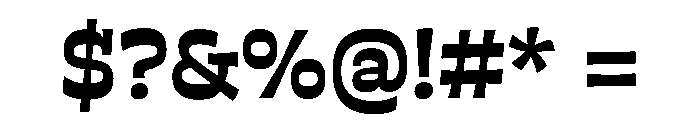 Naatak Malayalam Bold Font OTHER CHARS