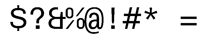Nagel Variable Light Font OTHER CHARS