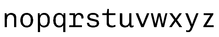 Nagel Variable Light Font LOWERCASE