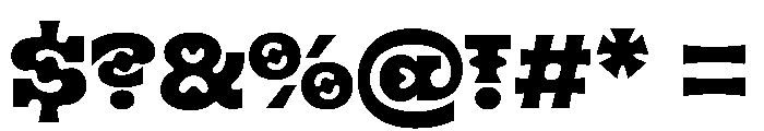 Namioto XBold Font OTHER CHARS