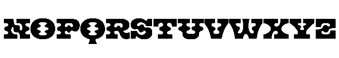 Namioto XBold Font UPPERCASE