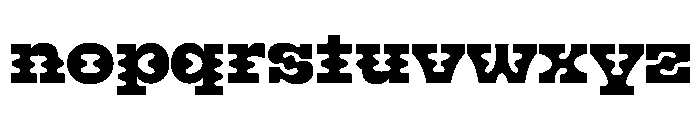 Namioto XBold Font LOWERCASE