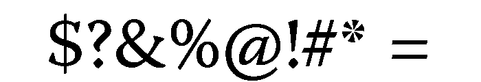 Narkiss Text Variable Regular Font OTHER CHARS