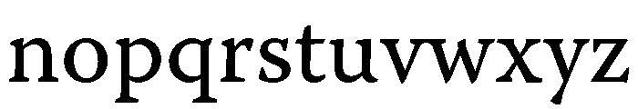 Narkiss Text Variable Regular Font LOWERCASE
