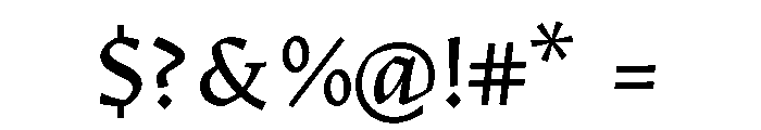 Narkiss Text Variable Semibold Font OTHER CHARS