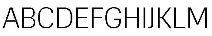 National Park Extra Light Font UPPERCASE