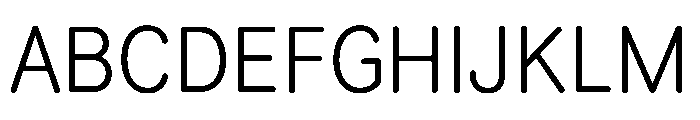 National Park Light Font UPPERCASE