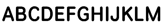National Park SemiBold Font UPPERCASE