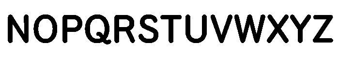 National Park SemiBold Font UPPERCASE