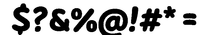Nawin Arabic Heavy Font OTHER CHARS