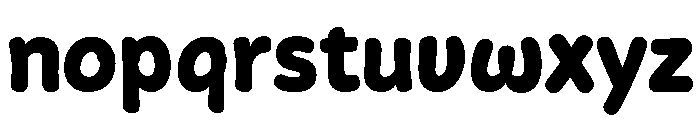 Nawin Arabic Heavy Font LOWERCASE