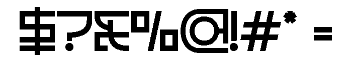 NAMONJO-Regular Font OTHER CHARS