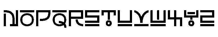 NAMONJO-Regular Font UPPERCASE