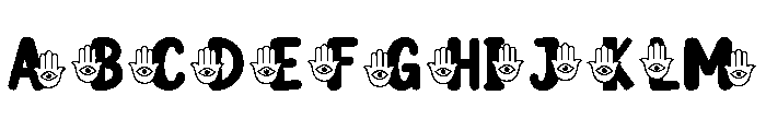 NANNLY Regular Font UPPERCASE