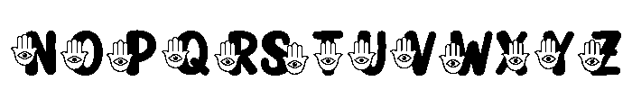 NANNLY Regular Font UPPERCASE