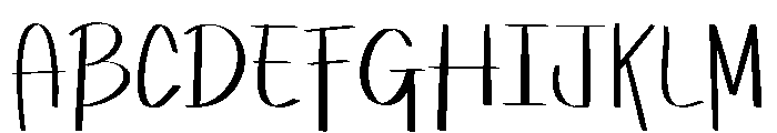 Naamah Font UPPERCASE