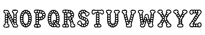 Nabid Regular Font UPPERCASE