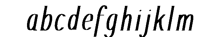 Nacre Oblique FONT