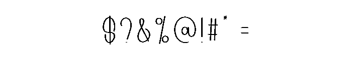 Nacreous Font OTHER CHARS
