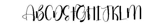 Nadhin Grandma Font UPPERCASE