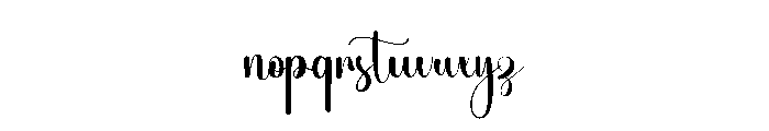 Nadhin Grandma Font LOWERCASE