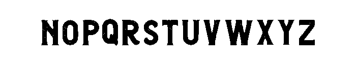 Nafa Grunge Regular Font LOWERCASE