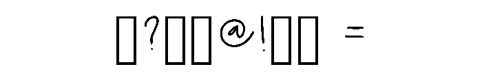 Nafia Regular Font OTHER CHARS