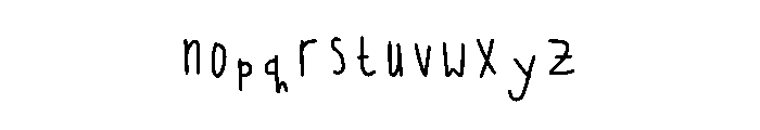 Nafia Regular Font LOWERCASE
