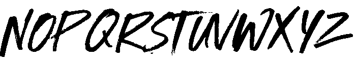 Nafigator Black Regular Font LOWERCASE
