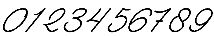 Nafolle Italic Font OTHER CHARS
