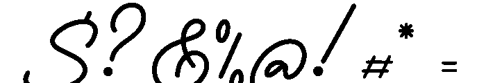 Nafolle Font OTHER CHARS