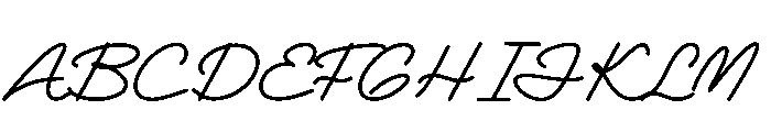 Nafolle Font UPPERCASE