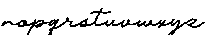 Nafolle Font LOWERCASE