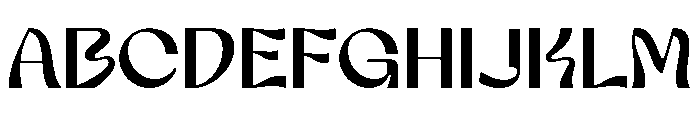 Nagoku Medium Font UPPERCASE