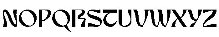 Nagoku Medium Font UPPERCASE
