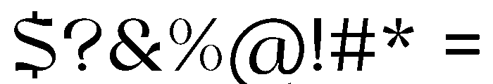 Nagoku Font OTHER CHARS